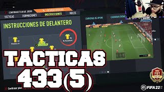 FIFA 22 | TÁCTICAS E INSTRUCCIONES META 433(5)