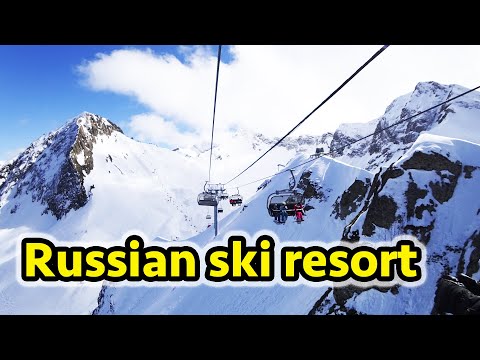 Krasnaya Polyana in Sochi - russian ski resort