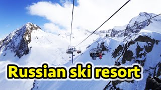 Krasnaya Polyana in Sochi - russian ski resort