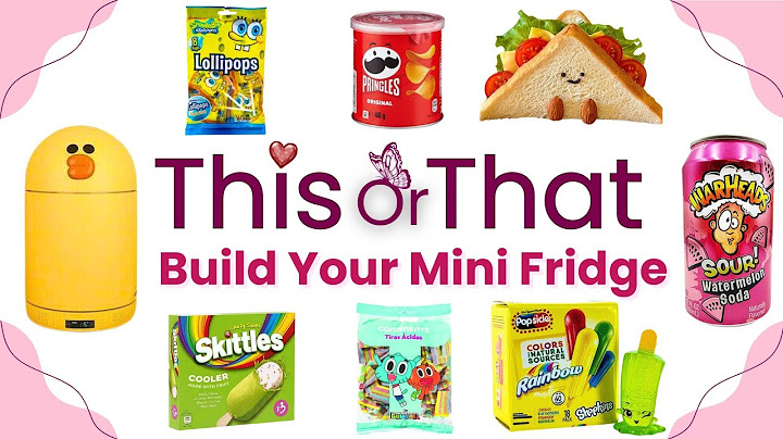 Build Your Dream Mini Fridge 🍓🥤 | This or That
