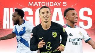 Visi įvarčiai 5-oje LALIGA EA SPORTS 2026/27 turo