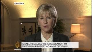 Sweden's recognition of Palestine will 'help peace talks'