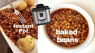 INSTANT POT BAKED BEANS! Vegan Recipe