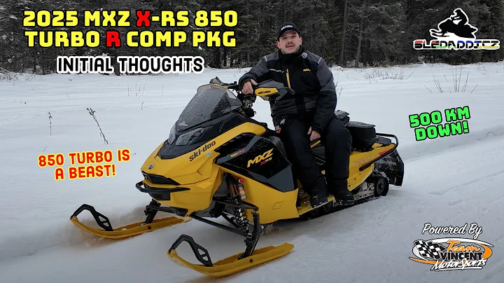 2025 Ski-Doo MXZ 850 Turbo R Competition Package | Initial Thoughts After 500 KM