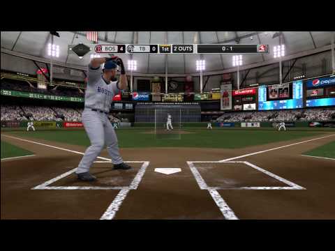 Major League Baseball MLB 2K10 - Xbox 360 - HD - J.D. Drew GRAND SLAM ! !