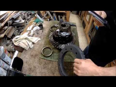 installing ring and pinion in a dana 70 hd rear end