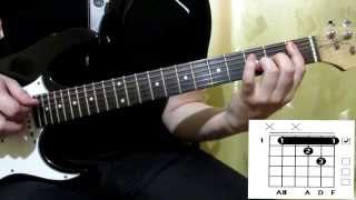 Scorpions Holiday cover how to play guitar lesson