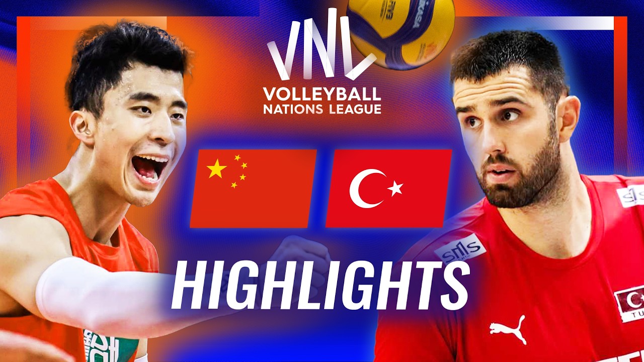 China 🇨🇳 vs. Türkiye 🇹🇷 - Highlights | Week 2 | Men's VNL 2026