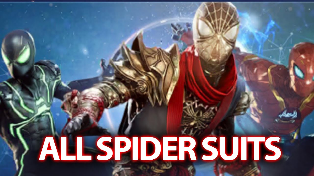 Marvel Future Revolution - All Spider-Man Costumes So Far
