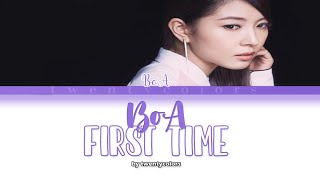 BoA (ボア) - First Time (Color Coded Lyrics Kan/Rom/Eng)