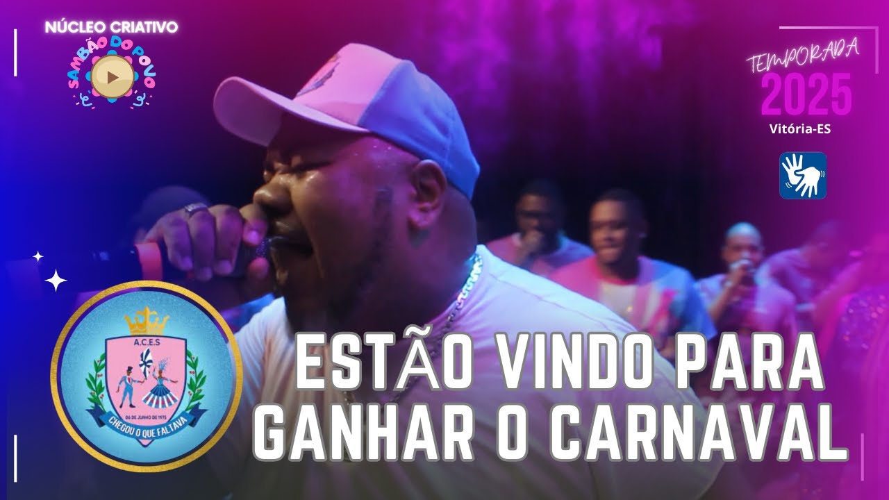 CHEGOU O QUE FALTAVA - SAMBA 2025 (AO VIVO) 🦀