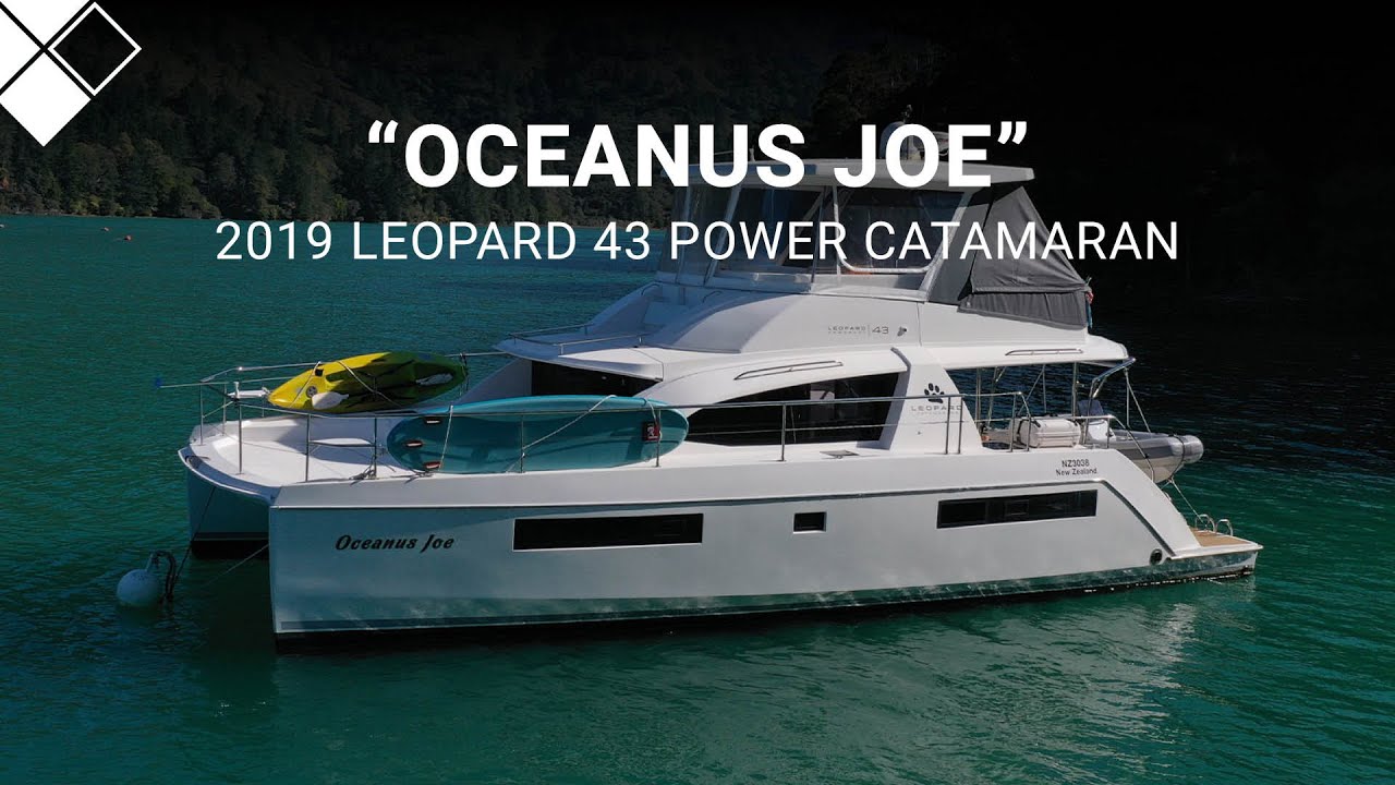 2019 Leopard 43 Power Catamaran "Oceanus Joe" For Sale with The Yacht Sales Co. Incorp MHS