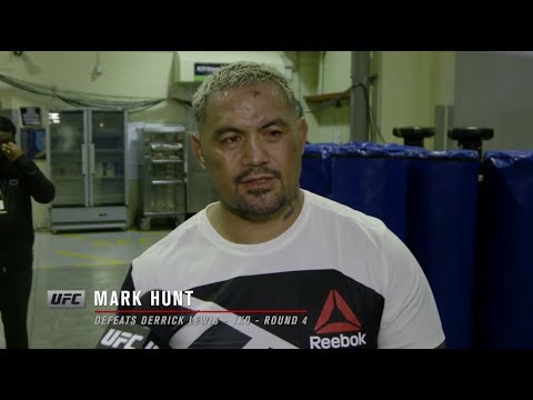 championship belt Fight Night Auckland: Mark Hunt Backstage Interview