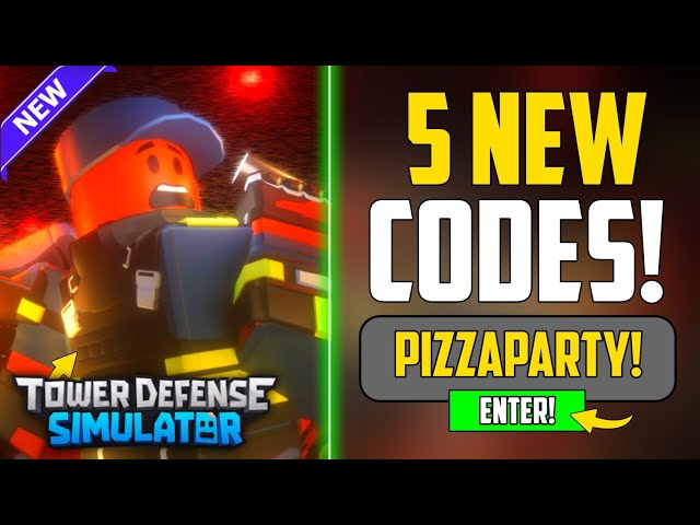 PIZZA* ALL WORKING CODES FOR TOWER DEFENSE SIMULATOR IN NOVEMBER