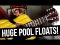 Blind Man Tries To Identify Huge Pool Floats!