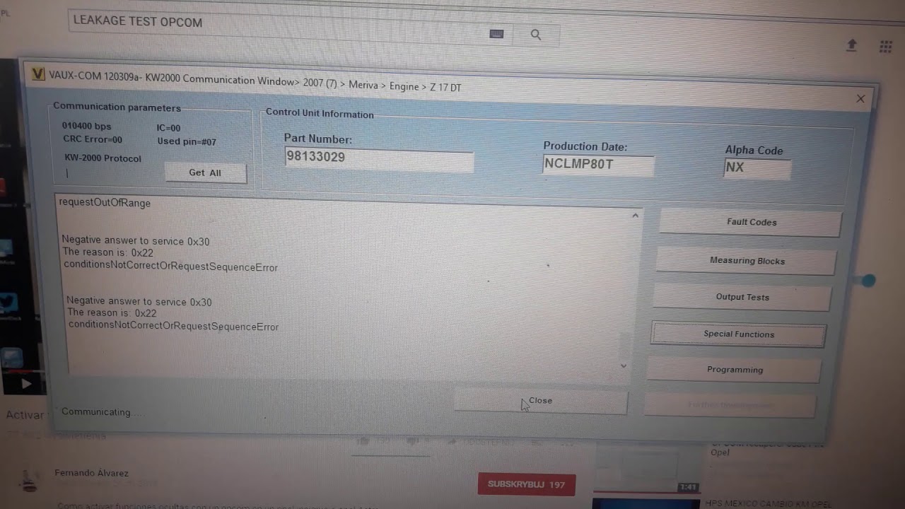 fuel leakage test YouTube