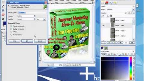 The Gimp - Video 22 - An Introduction To The Layers - 8.34 Minutes