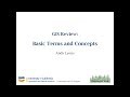 Fundamental GIS Terms and Concepts