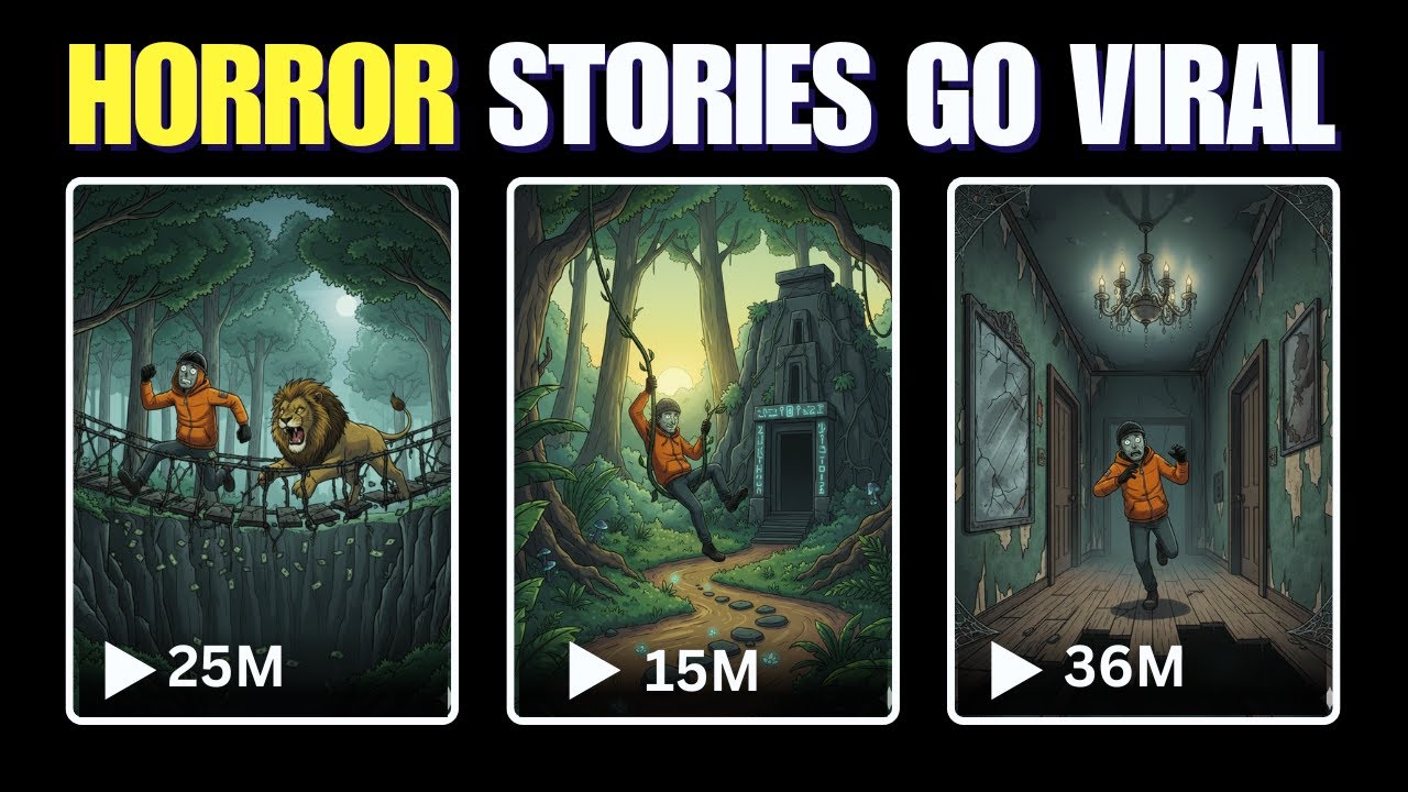 I Created a VIRAL Horror Short in 5 minutes Here's How - YouTube