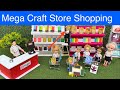 Mega craft store shopping  chutti bommma  classic mini food  naughty roja