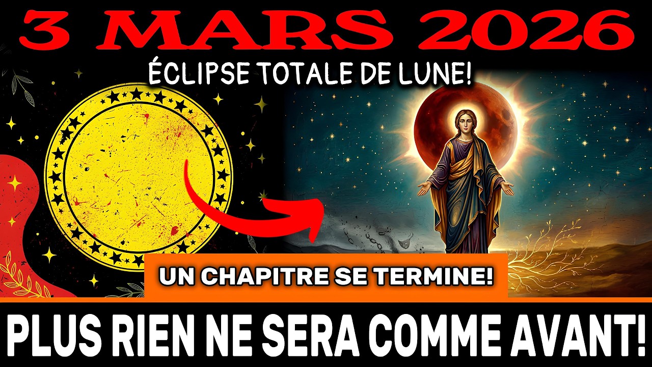 ÇA COMMENCE ! ÉCLIPSE TOTALE EN VIERGE ! 3 mars – un CHAPITRE de votre vie SE TERMINE aujourd'hui !