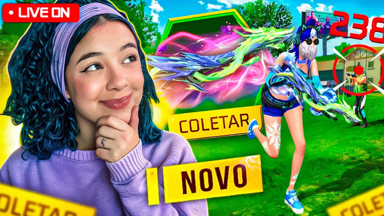 LIVE ON🔴 PRECISO PEGAR MESTRE NO FREEFIRE! 🤡 - FX MAISA AO VIVO🦄💙 - YouTube