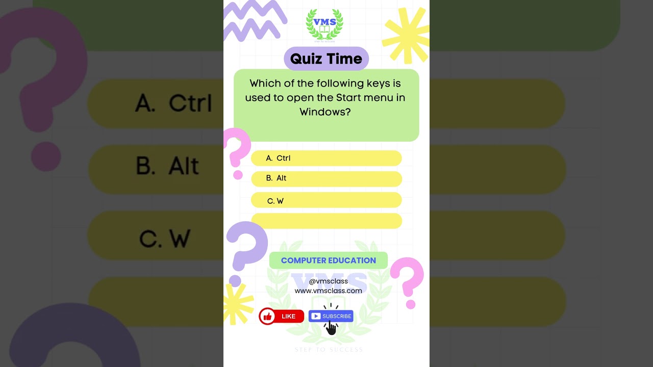 Computer Awareness MCQ 24 @VMSCLASS