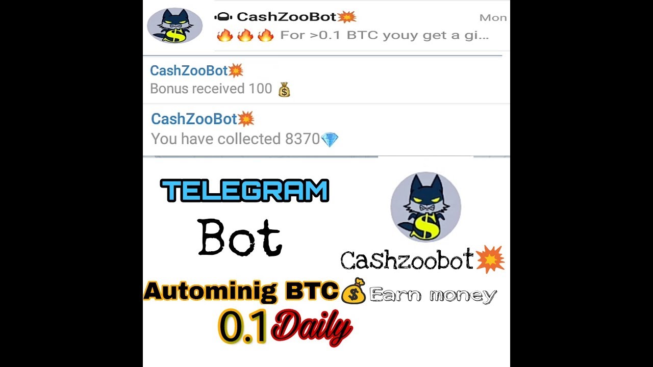 Earn Bitcoin Free With Mobile Telegram Bot - 