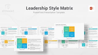 Leadership Style Matrix PowerPoint Templates - SlideSalad