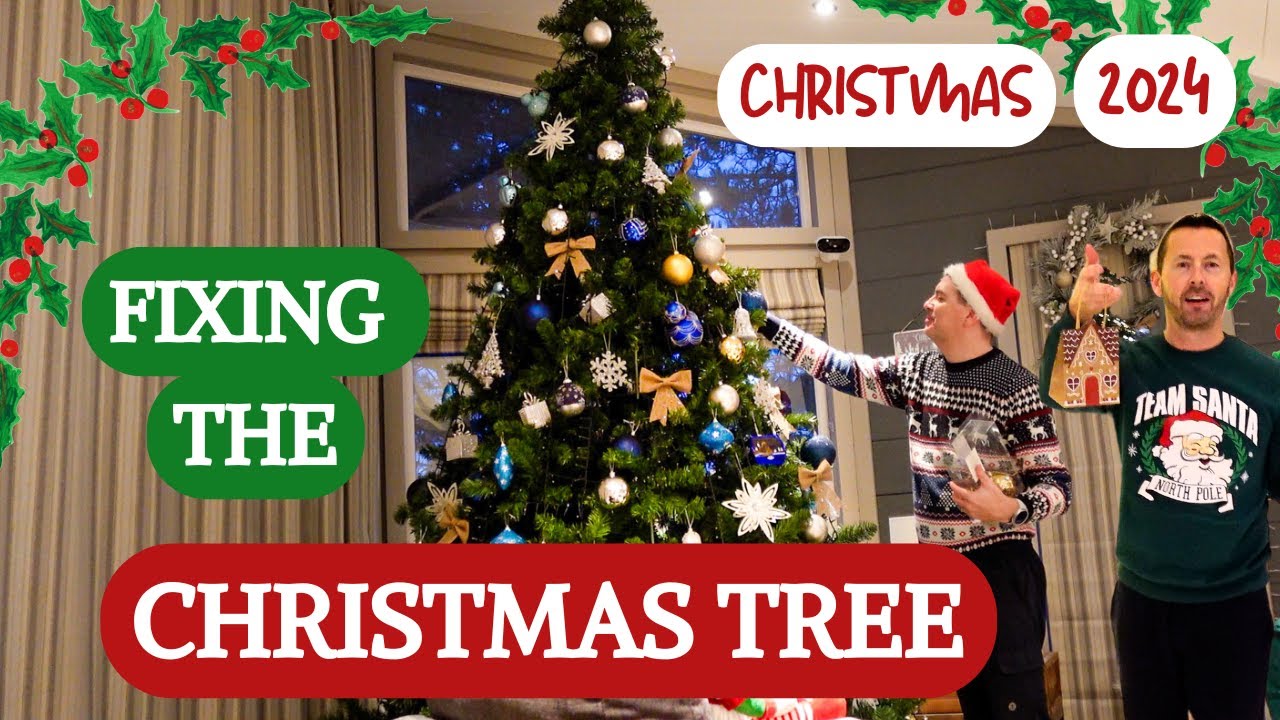 Fixing the Christmas Tree | Vlogmas 2024 - YouTube