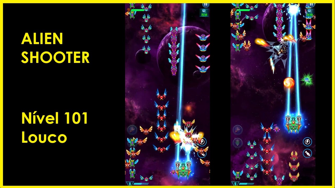 ALIEN SHOOTER | Nível 101 Louco - Campanha