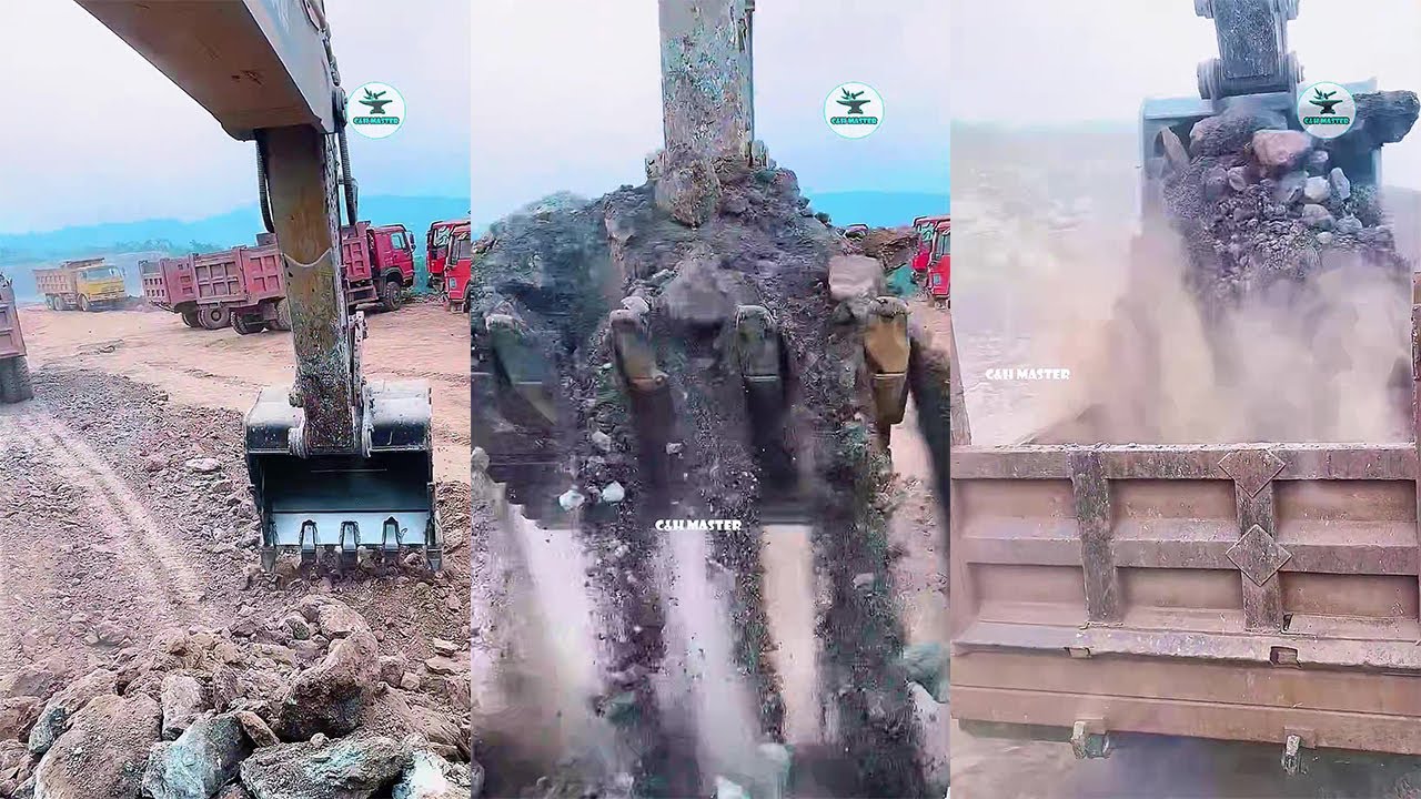 The Process Of Soil Excavation And Transportation P1319