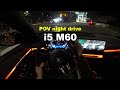 2024 BMW i5 m60 POV night drive