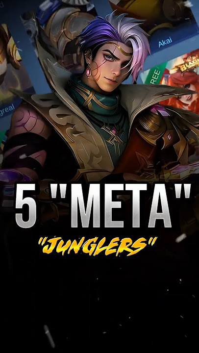 5 META JUNGLERS FOR S - 38! #mobilelegends #mlbb