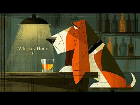 A Glass of Wiskey & Vintage Jazz 🥃 Relaxing Noir Music for Late Nights