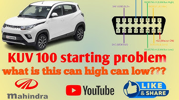kuv 100 starting problem#carwork #mahindra #mukeshchandragond #dpf #ecmrepair #youtube