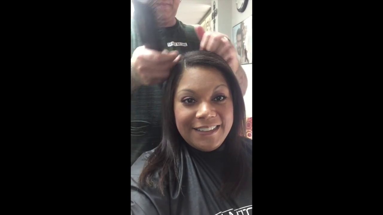 Japanese Hair Straightening Root Touch up YouTube