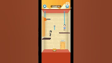 Rescue cut rope puzzle game level 44 |Rescue cut Rope gameplay#gaming#viral#Short#Shorts#Trending