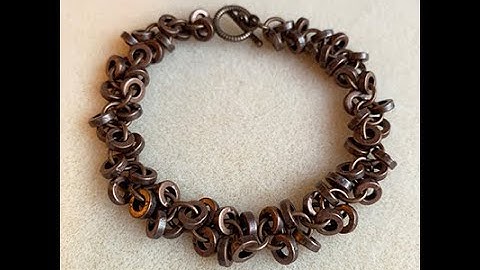 Shaggy Loop Bracelet Beginner Chainmaille - Easy first time project for learning chainmaille