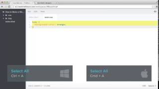 Use ID Selectors  - How to Make a Website