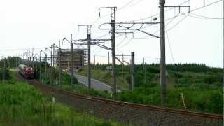 9003レ 臨時寝台特急日本海 2012.8.11 羽越本線 道川~下浜
