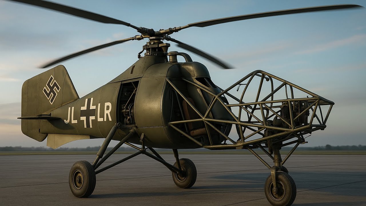 Flettner Fl 282 Kolibri | Stunning 3D Animation of WWII’s First Recon Helicopter