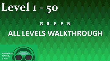 green (game): iOS / Android Gameplay FULL Walkthrough (by Bart Bonte)