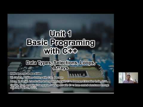 Unit 01 - Basics of Procedural Programing in C++ - Part 1 - YouTube