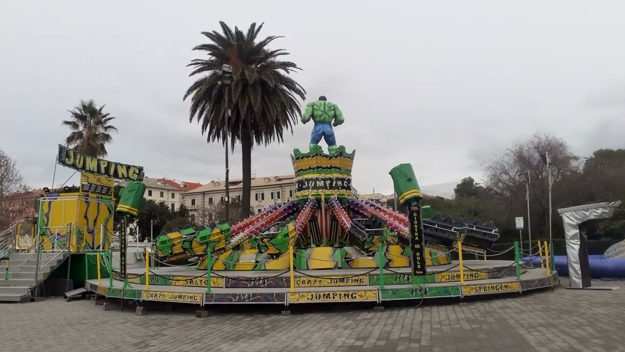 Giostra Jumping Hulk a Savona 02/01/2024