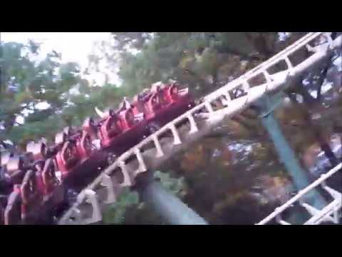Python looping corkscrew coaster Efteling