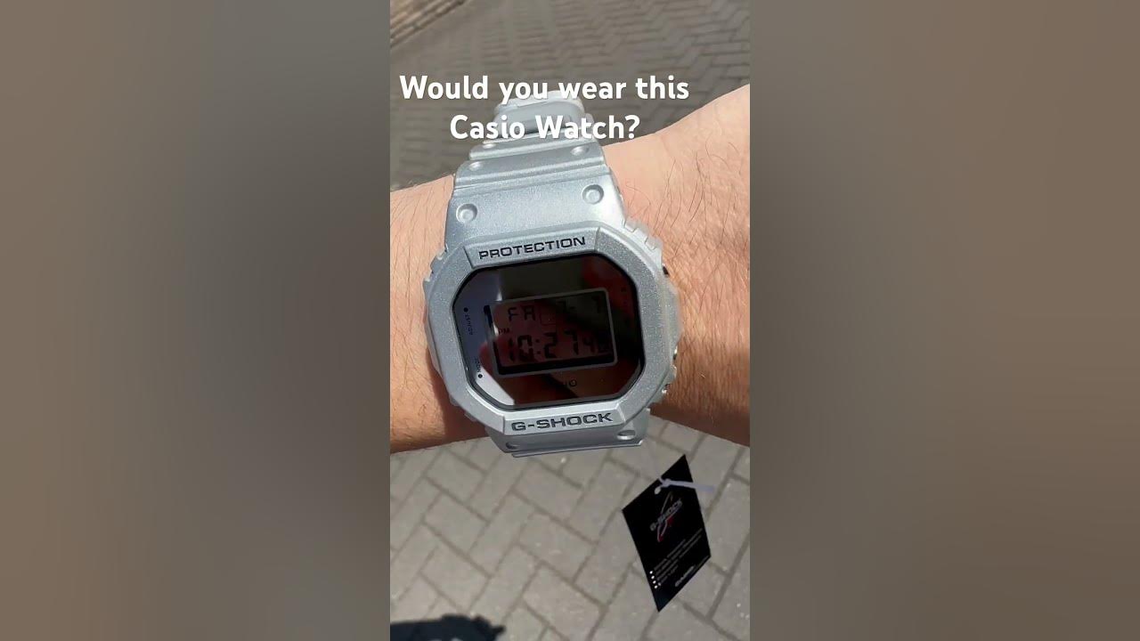 The Casio G-shock DW-5600FF-8 #casio #gshock #watch #fashion - YouTube