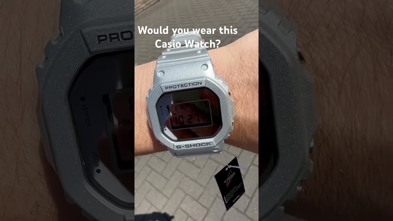 YouTube #casio G-shock The Casio #gshock - DW-5600FF-8 #watch #fashion