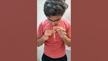 Exhaling in Lime Water Solution | #scienceexperiment #TryAthome #shorts #youtubeshorts