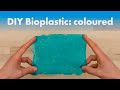 BIOPLASTIC DIY : coloured cassava starch bioplastic